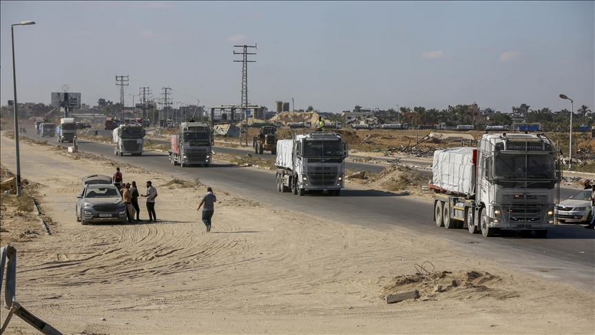 Gazze'ye ateşkesten bu yana 173 yardım tırı girdi