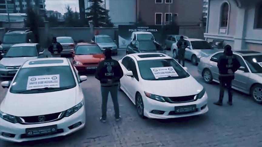 "Change araç" şebekelerine operasyon: 35 şüpheli yakalandı