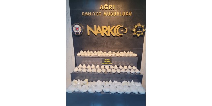 Ağrı'da  51 kilo uyuşturucu ele geçirildi