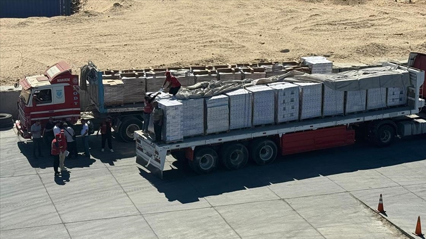 AFAD koordinasyonunda 900 ton yardım Mısır’a taşınıyor