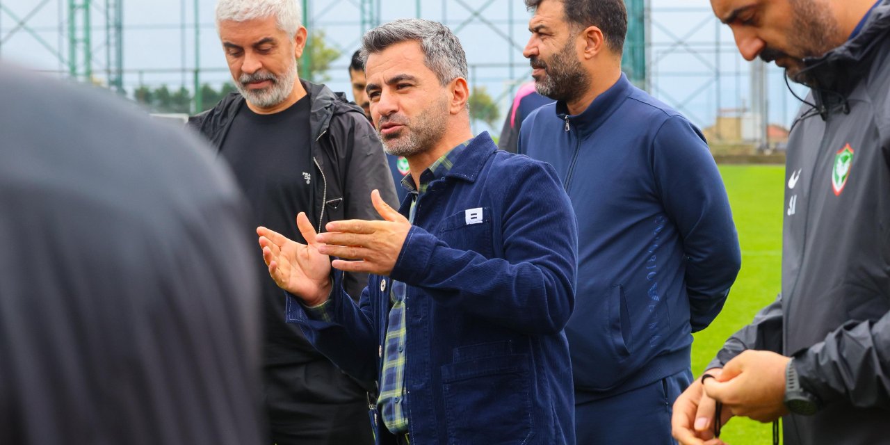 Amedspor'un yeni Başkanı Nahit Eren takımla buluştu