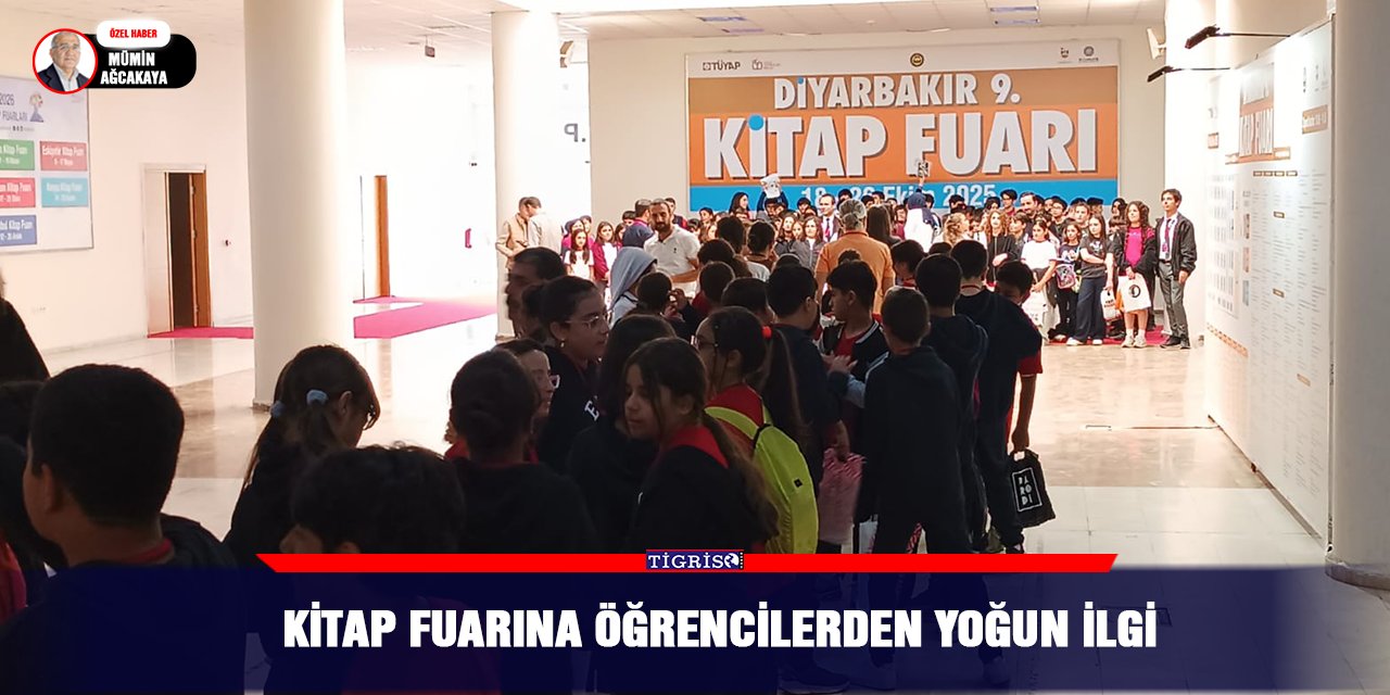 Kitap fuarına öğrencilerden yoğun ilgi