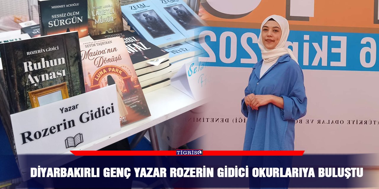 Diyarbakırlı genç yazar Rozerin Gidici okurlarıya buluştu