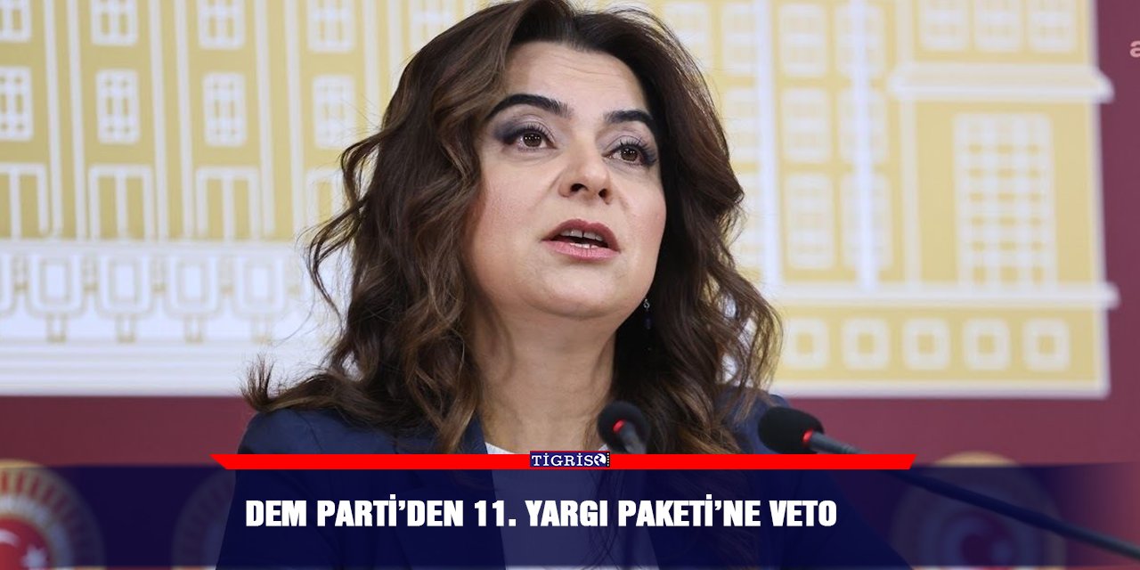 DEM Parti’den 11. Yargı Paketi’ne veto