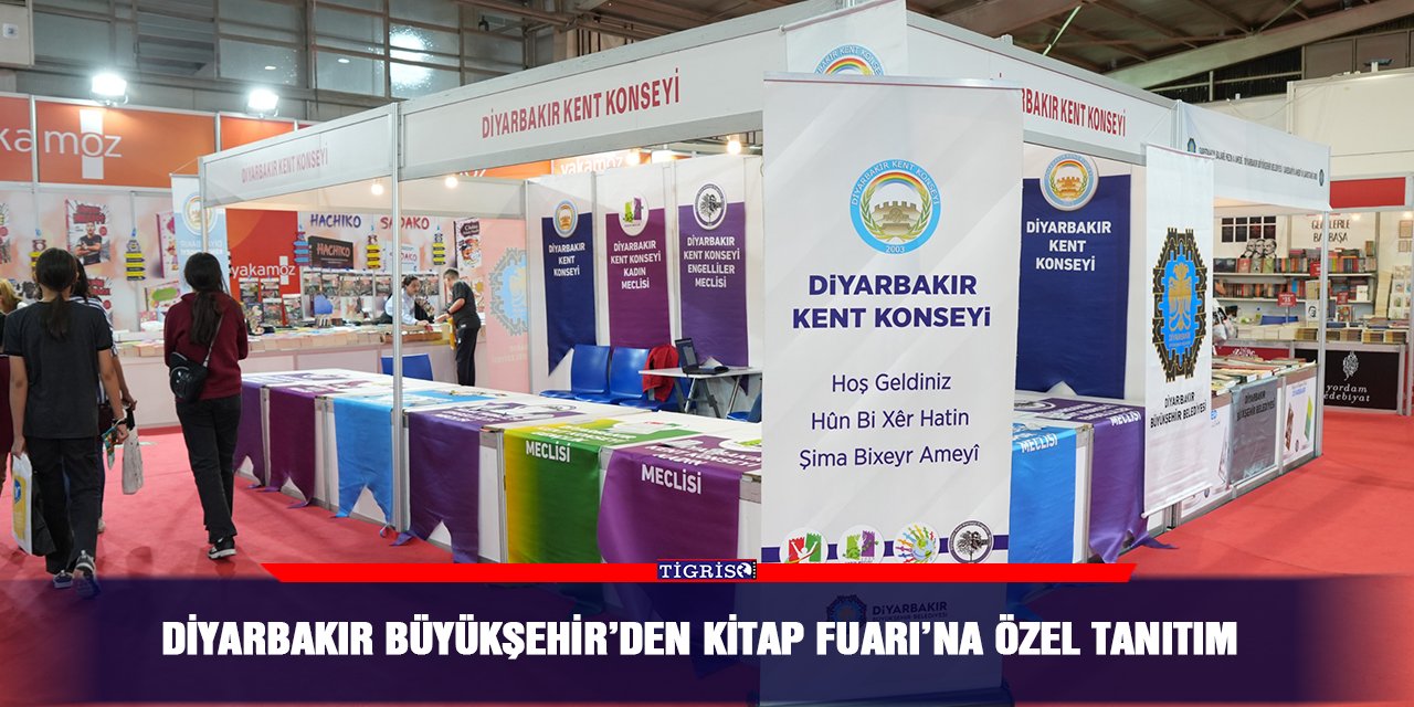 Diyarbakır Büyükşehir’den kitap Fuarı’na özel tanıtım
