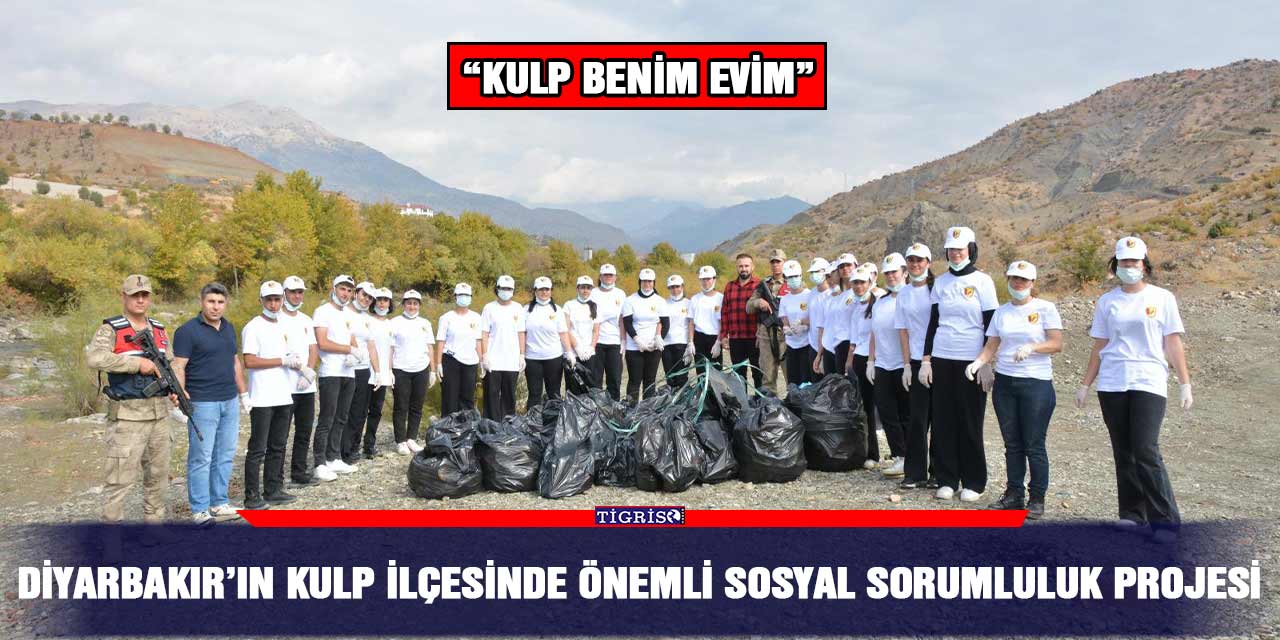 Diyarbakır’ın Kulp ilçesinde önemli sosyal sorumluluk projesi