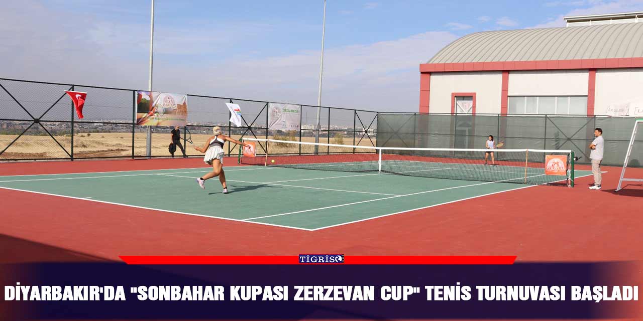 Diyarbakır'da "Sonbahar Kupası Zerzevan Cup" tenis turnuvası başladı