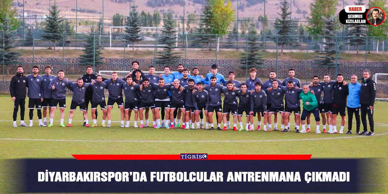 Diyarbakırspor’da futbolcular antrenmana çıkmadı