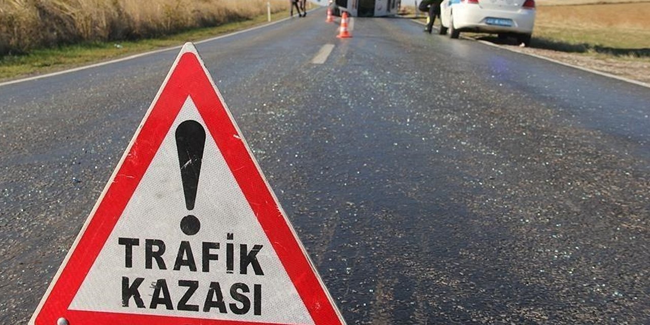 Yolcu minibüsü şarampole devrildi: 13 Yaralı