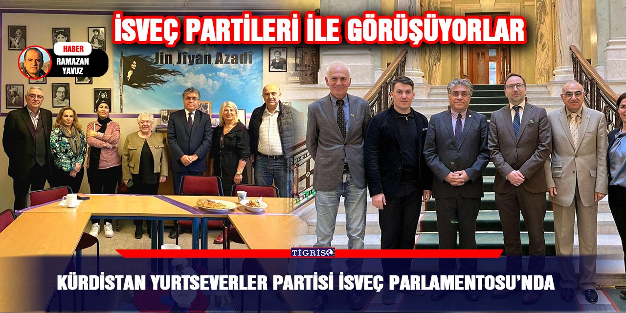 Kürdistan Yurtseverler Partisi İsveç Parlamentosu’nda