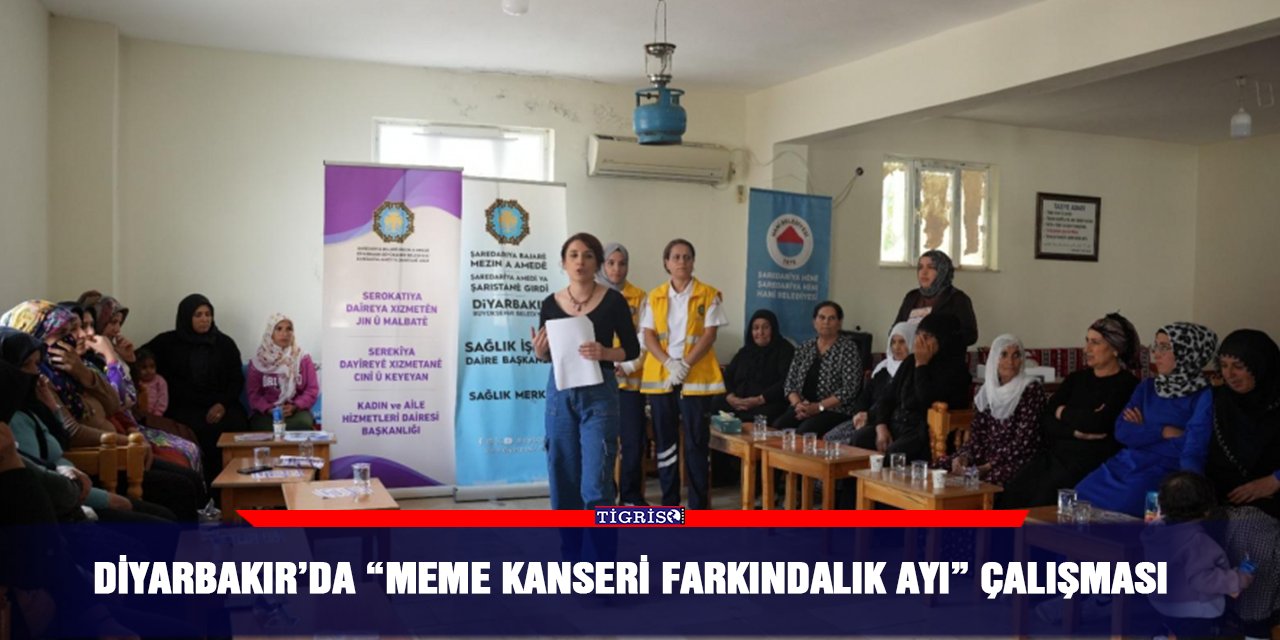 Diyarbakır’da “Meme Kanseri Farkındalık Ayı” çalışması
