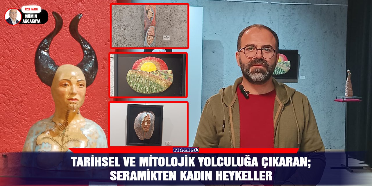 Tarihsel ve mitolojik yolculuğa çıkaran;  SERAMİKTEN KADIN HEYKELLER