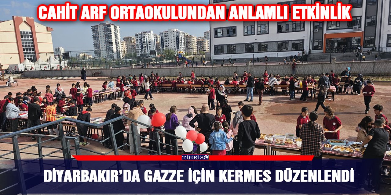 Diyarbakır'da Gazze için kermes düzenlendi