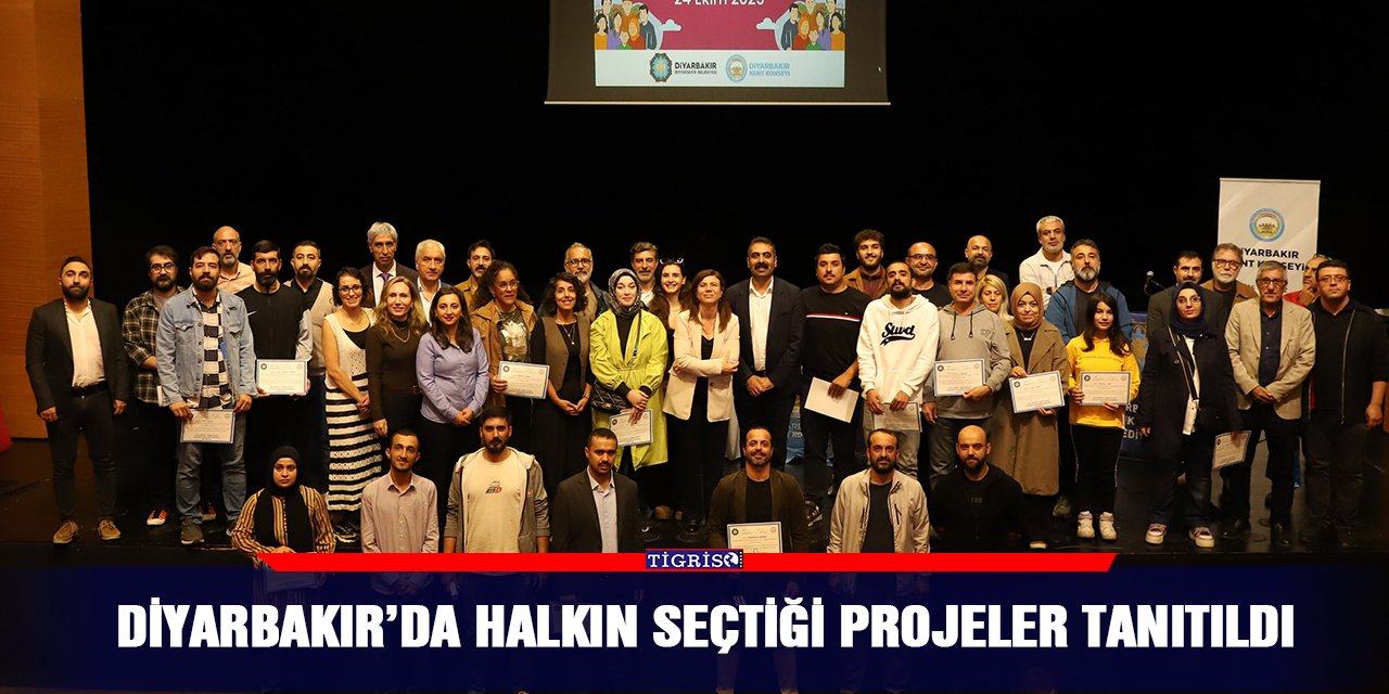 Diyarbakır’da halkın seçtiği projeler tanıtıldı