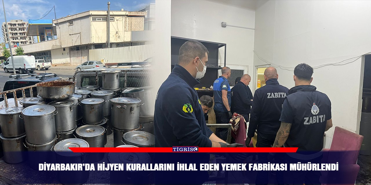 VİDEO - Diyarbakır’da Hijyen kurallarını ihlal eden yemek fabrikası mühürlendi