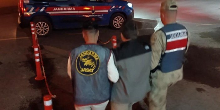 Araması olan şahsı yakaladı