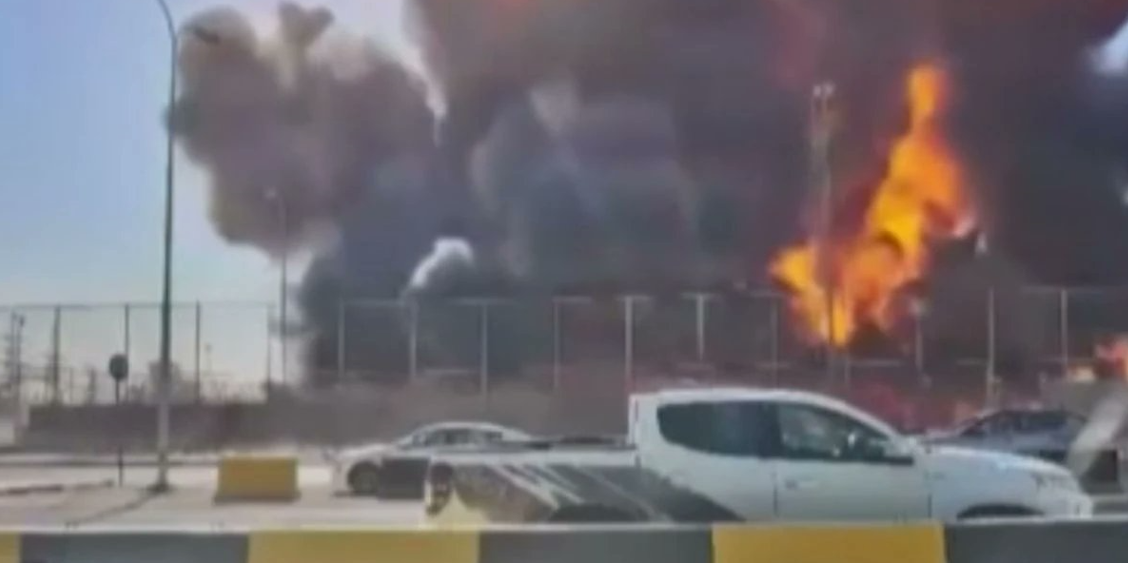 Petrol deposunda patlama:1 ölü, 7 yaralı