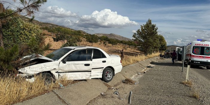Otomobil ile hafif ticari araç çarpıştı: 3 yaralı