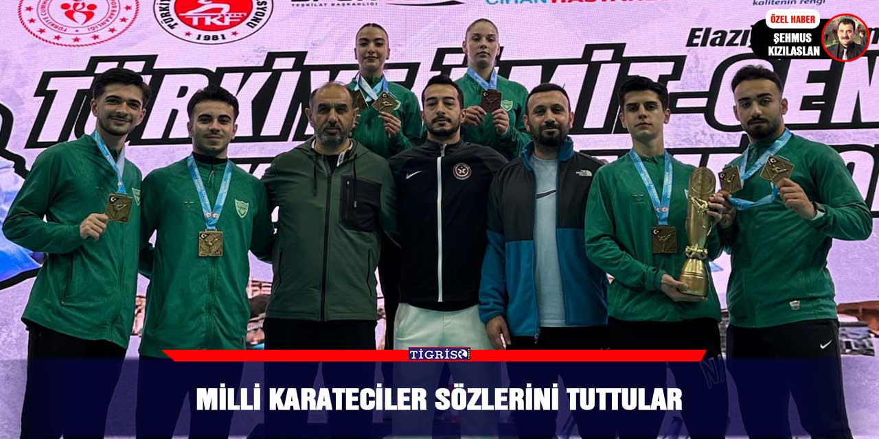 Milli karateciler sözlerini tuttular