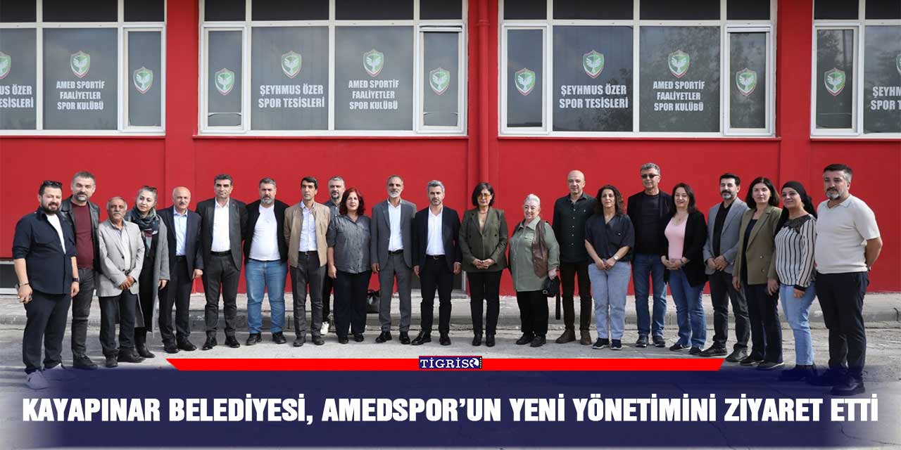Kayapınar Belediyesi, Amedspor’un yeni yönetimini ziyaret etti