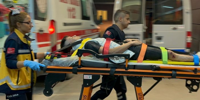 Motosiklet ile tır çarpıştı: 1 yaralı