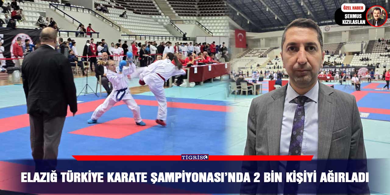 VİDEO - Elazığ Türkiye Karate Şampiyonası’nda 2 bin kişiyi ağırladı
