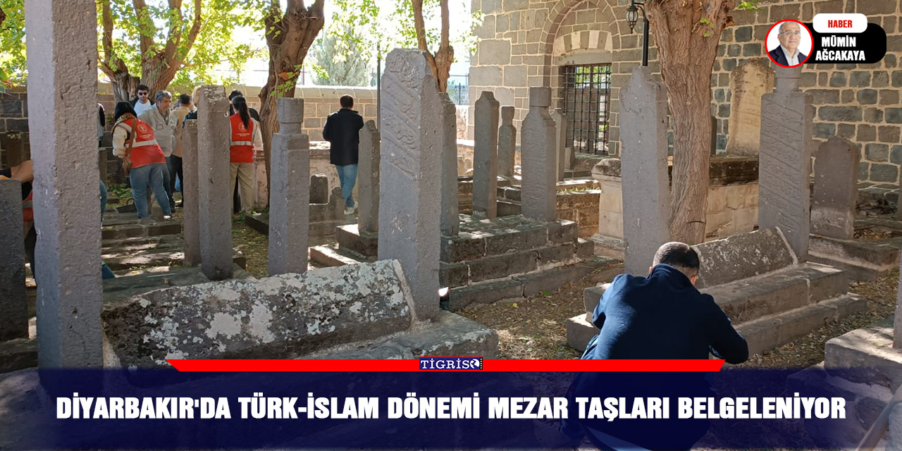 VİDEO - Diyarbakır'da Türk-İslam Dönemi mezar taşları belgeleniyor