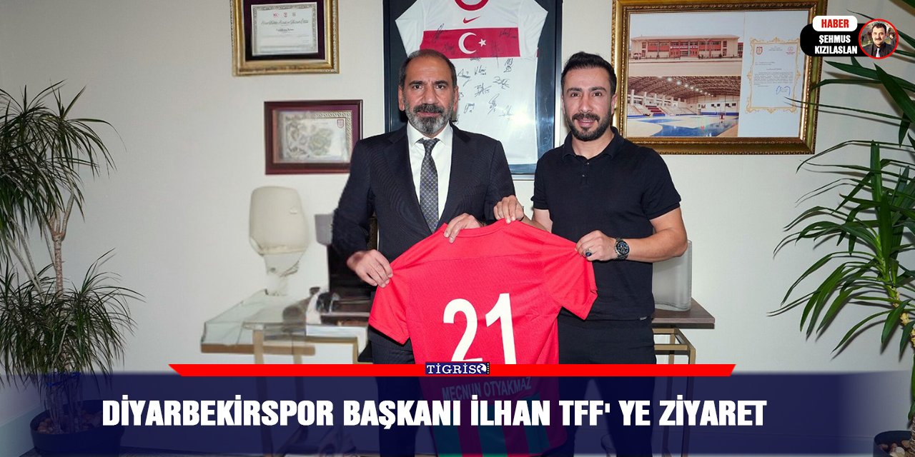 Diyarbekirspor Başkanı ilhan Akbaş TFF' ye ziyaret