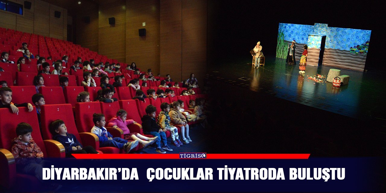Diyarbakır’da çocuklar tiyatroda buluştu