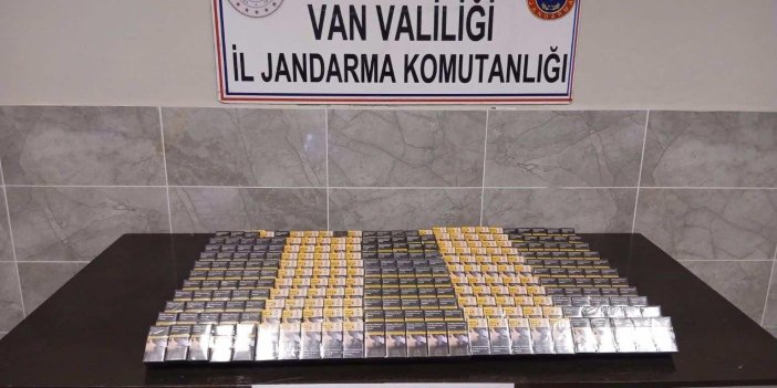 Van’da kaçak sigara operasyonu: 2 gözaltı