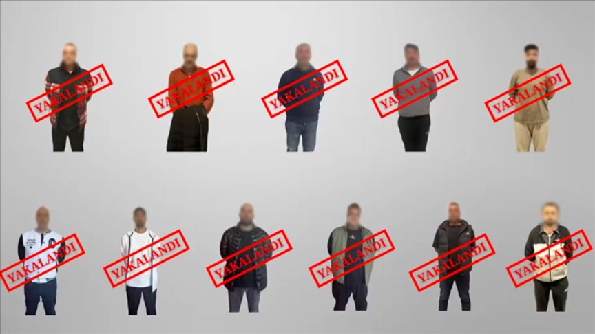 Kırmızı bültenle aranan 11 suçlu Türkiye'ye iade edildi