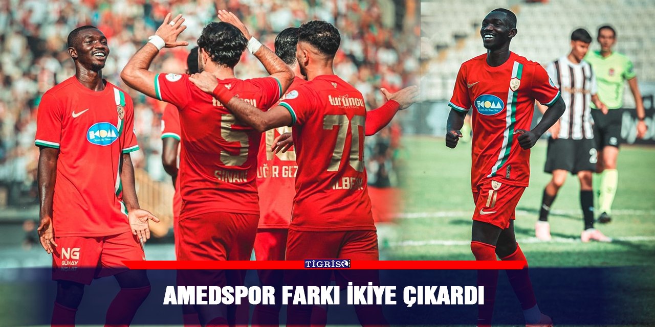 Amedspor farkı ikiye çıkardı