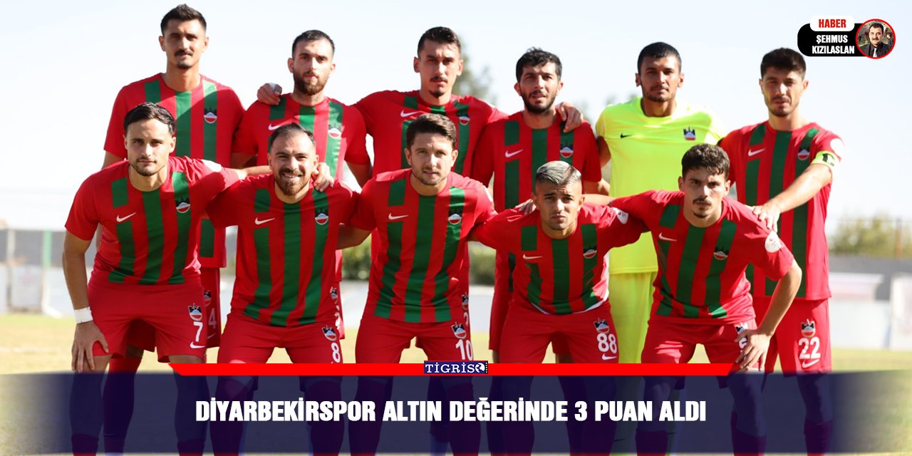 Diyarbekirspor altın değerinde 3 puan aldı
