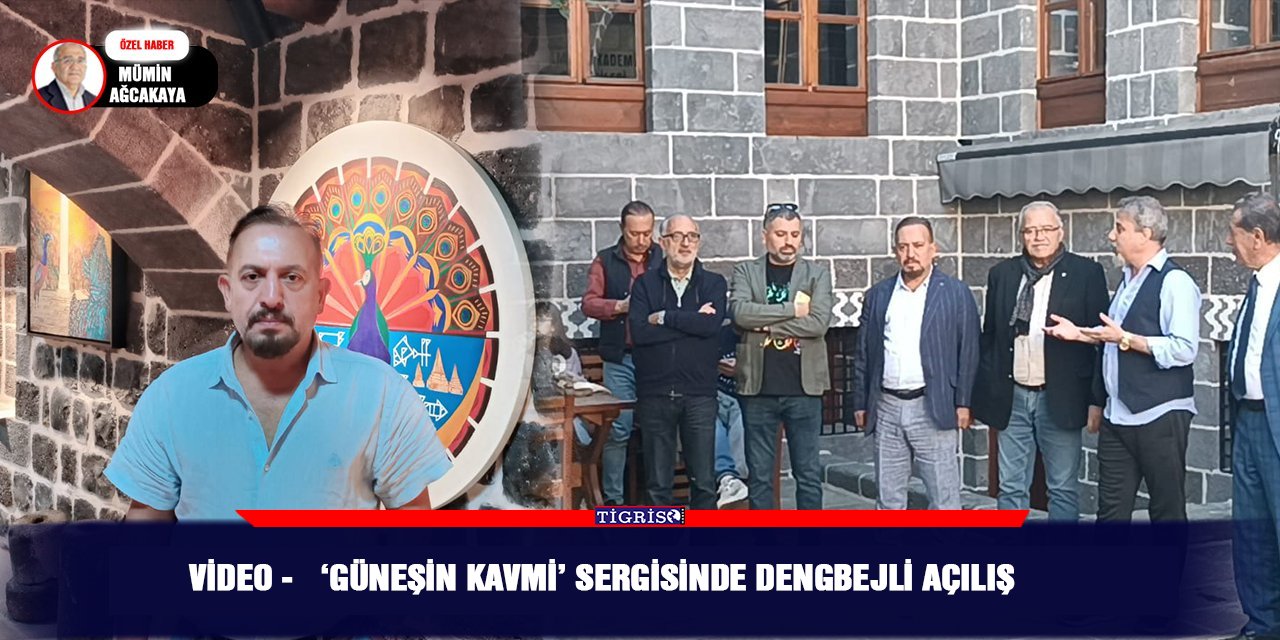 VİDEO -  ‘GÜNEŞİN KAVMİ’ SERGİSİNDE DENGBEJLİ AÇILIŞ