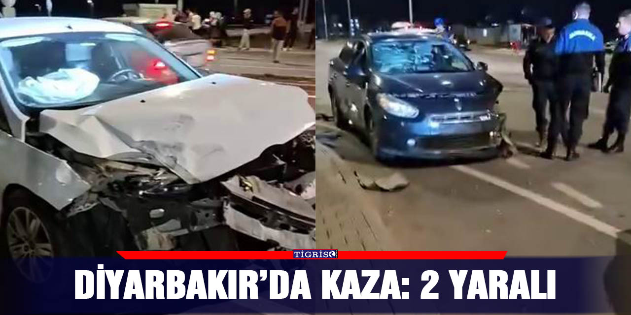 Diyarbakır’da kaza: 2 yaralı