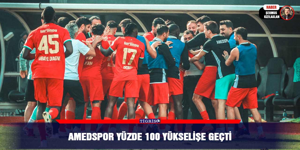 Amedspor yüzde 100 yükselişe geçti