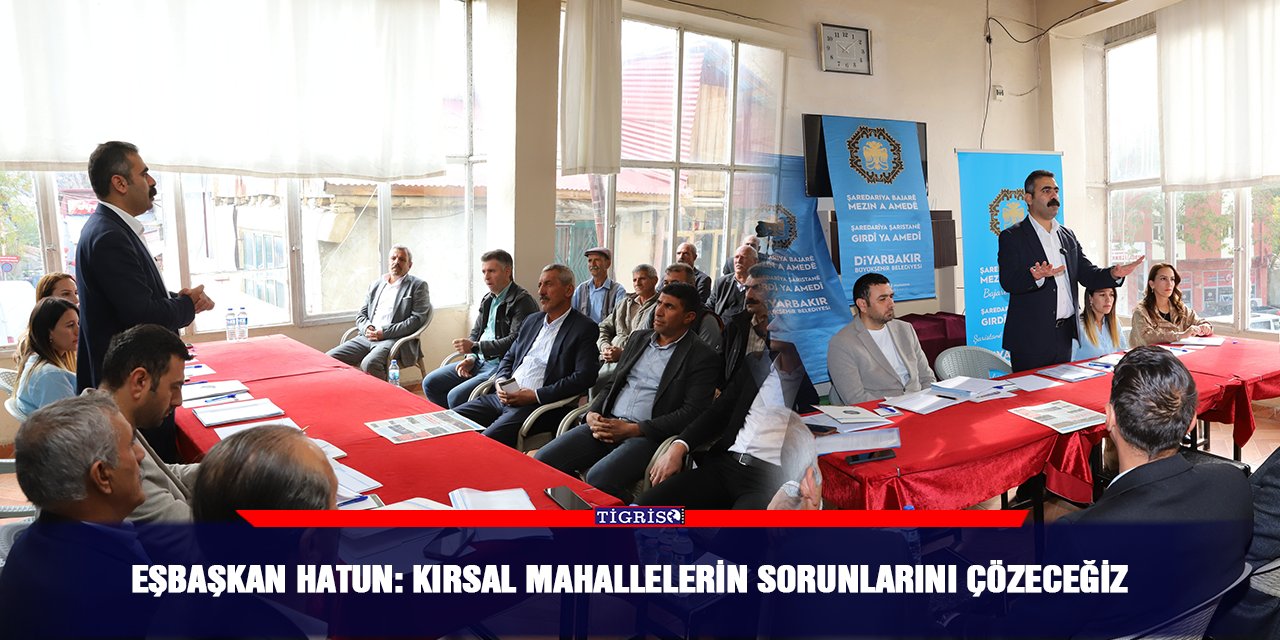 Eşbaşkan Hatun: Kırsal mahallelerin sorunlarını çözeceğiz