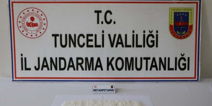 Tunceli’de metamfetamin operasyonu