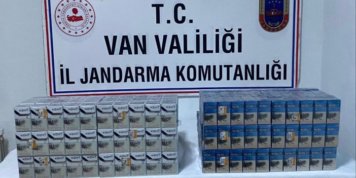 Van’da kaçak sigara operasyonu