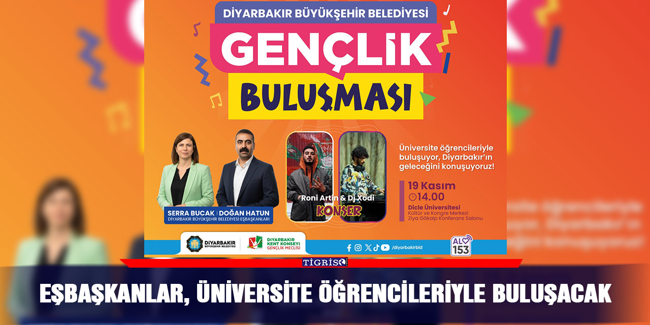 Eşbaşkanlar, üniversite öğrencileriyle buluşacak
