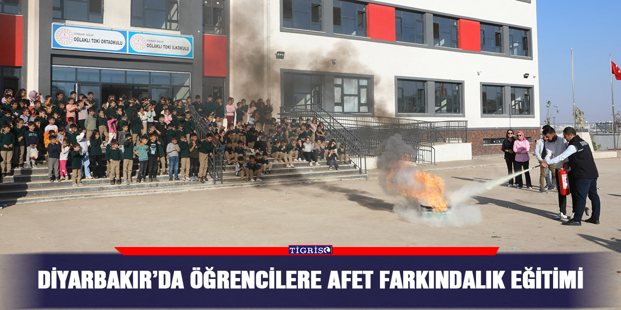 Diyarbakır’da öğrencilere afet farkındalık eğitimi