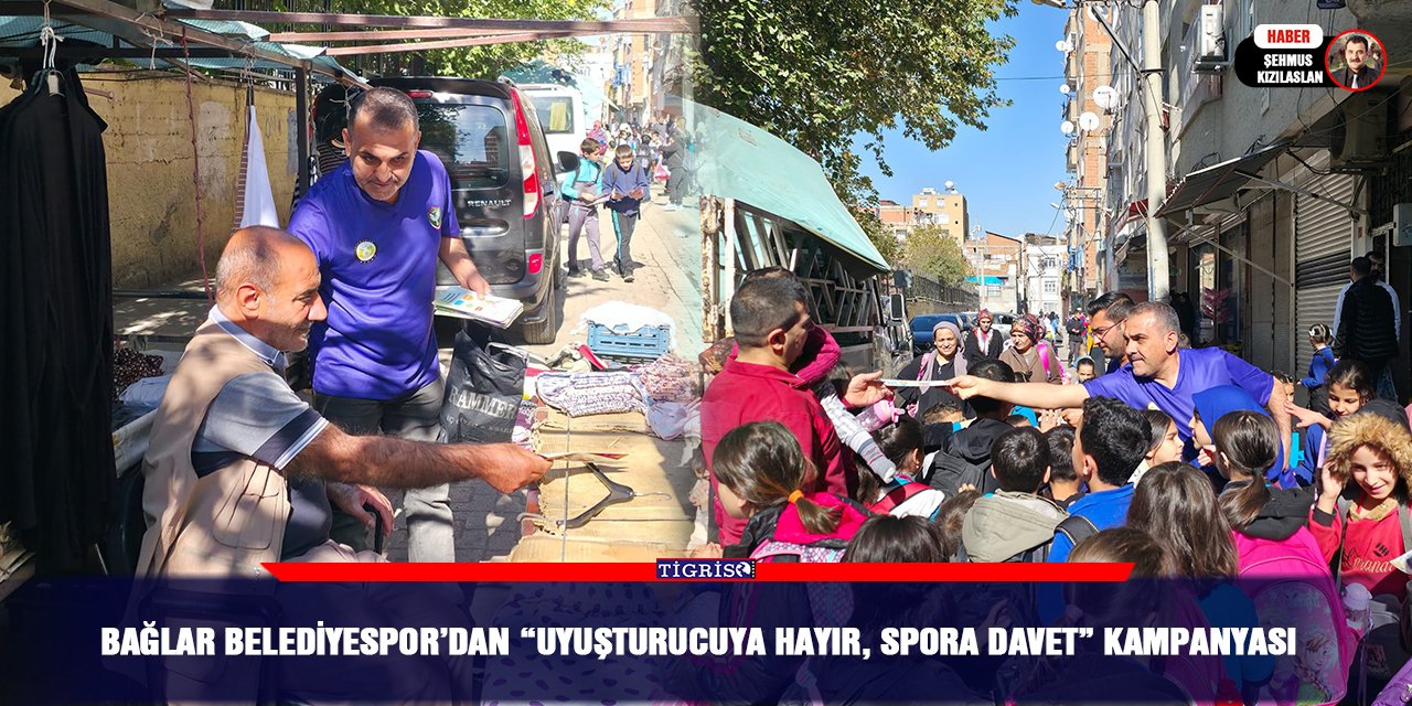 Bağlar Belediyespor’dan “Uyuşturucuya Hayır, Spora Davet” kampanyası