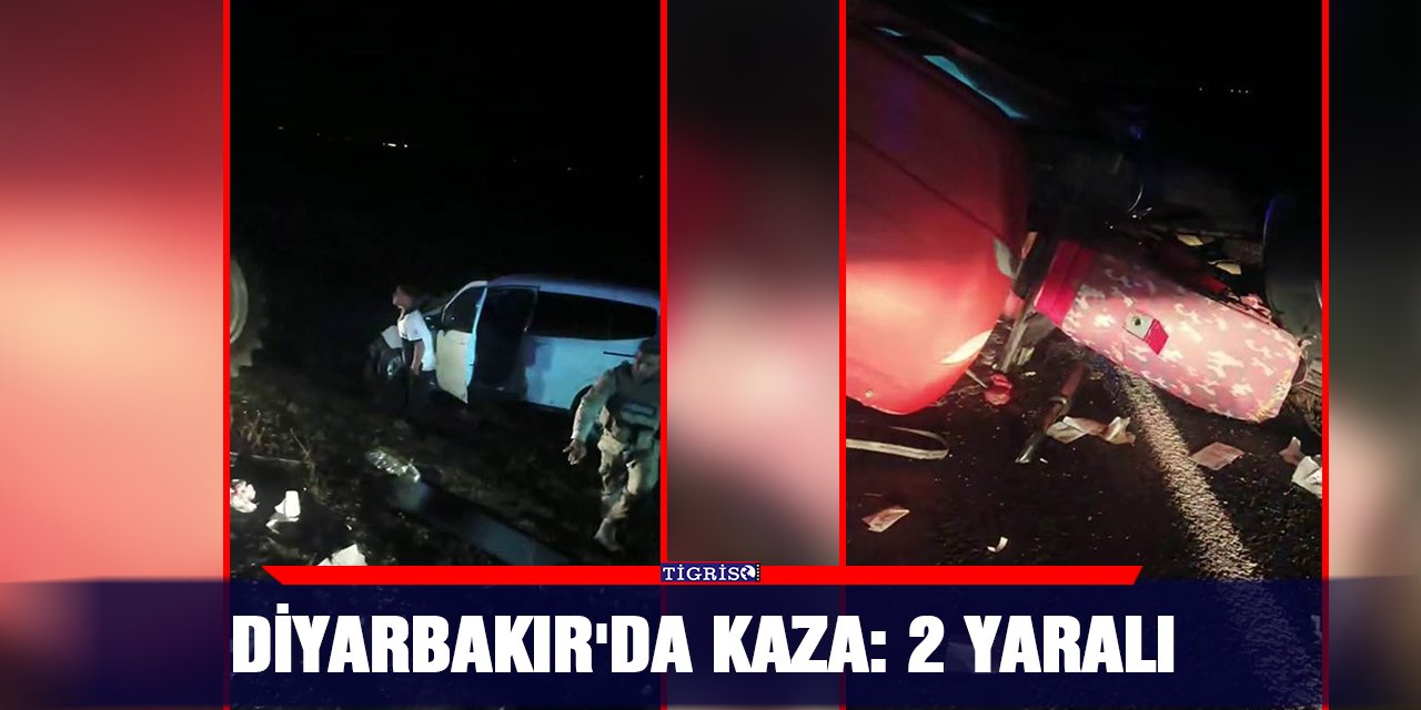 Diyarbakır'da kaza: 2 yaralı