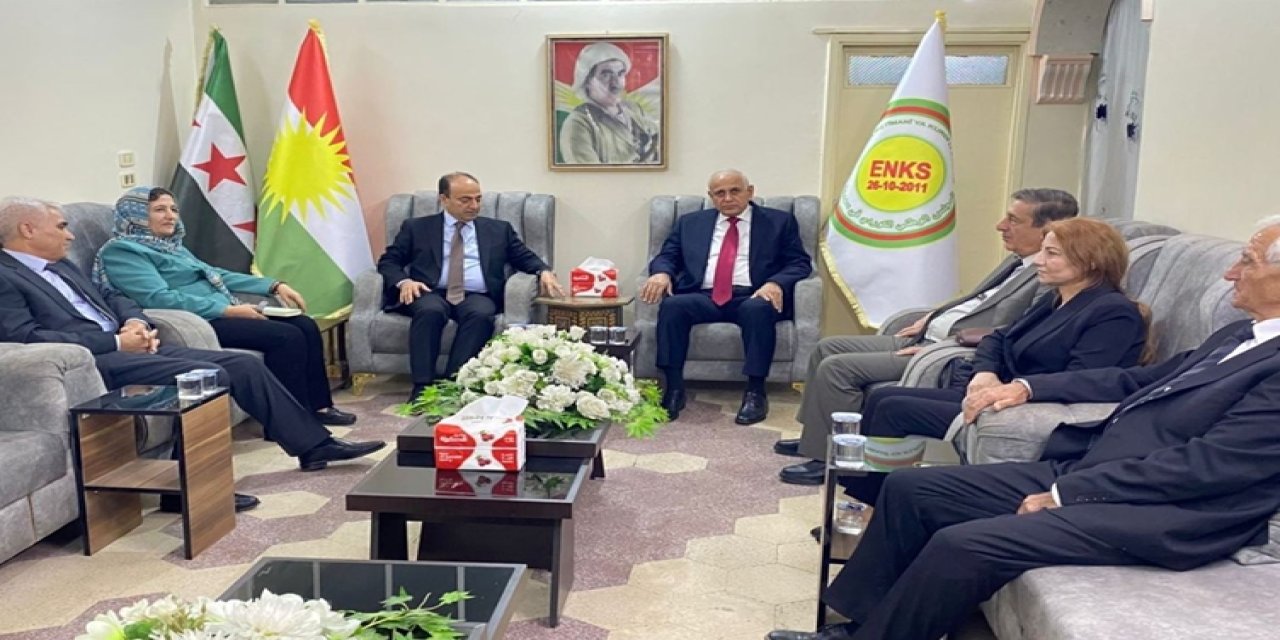 Osman Baydemir, Kamışlo'da ENKS'yi ziyaret etti