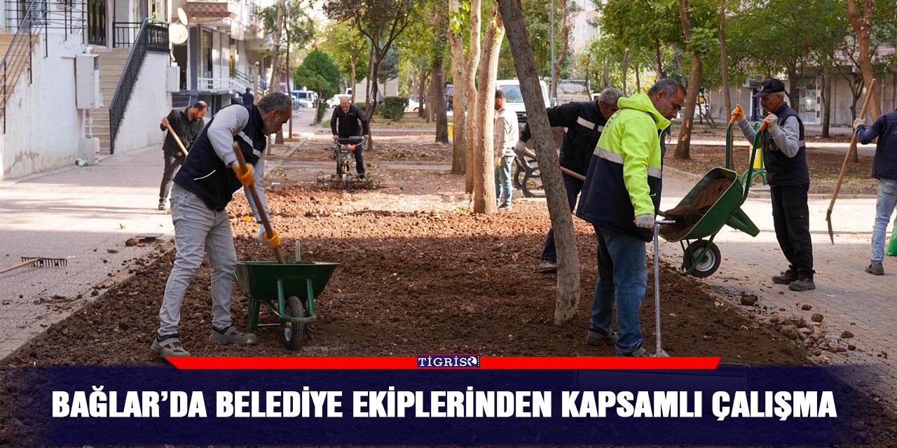 Bağlar’da belediye ekiplerinden kapsamlı çalışma