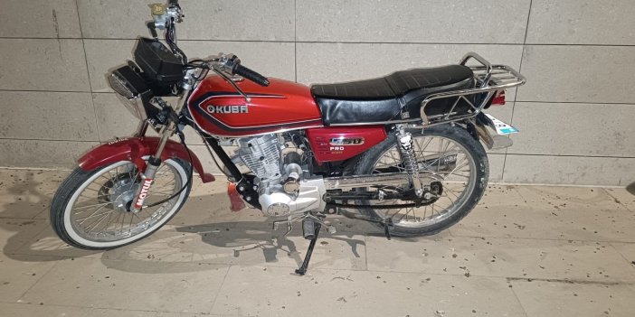 Mardin’de çalınan motosiklet Şırnak’ta ele geçirildi