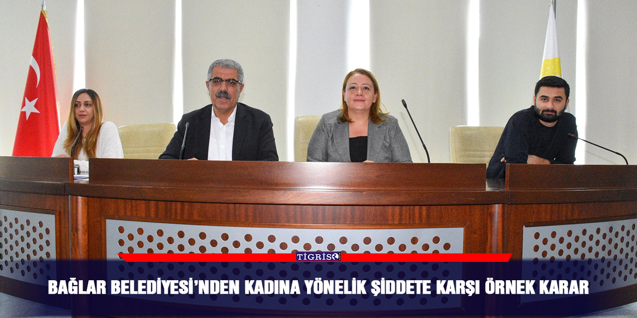 Bağlar Belediyesi’nden Kadına yönelik şiddete karşı örnek karar