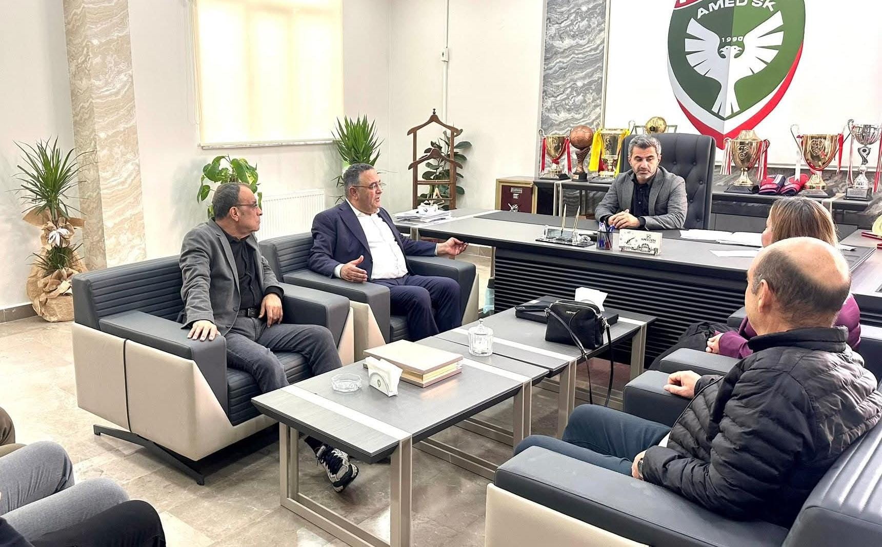 CHP Milletvekili Tanrıkulu, Amedspor’u Ziyaret Etti