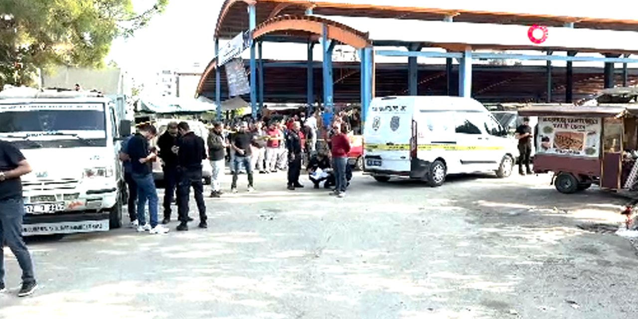 Semt pazarını kana buladılar: 2 ölü, 5 yaralı