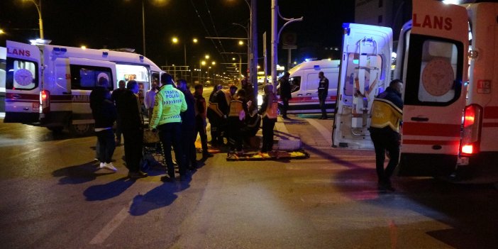 Kazaya karışan sürücü ortadan kayboldu